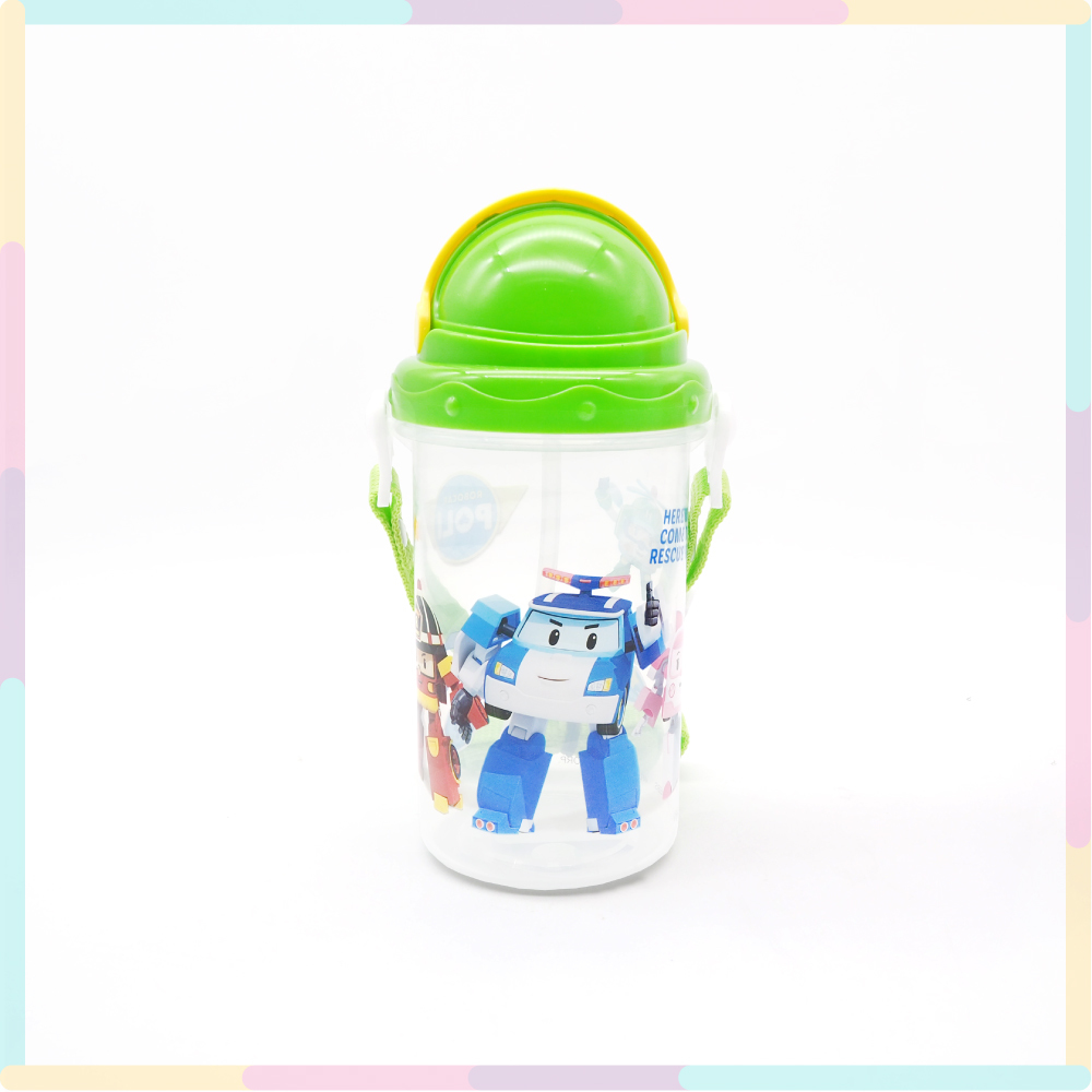Poli波力 滑蓋水壺 420ml-36337