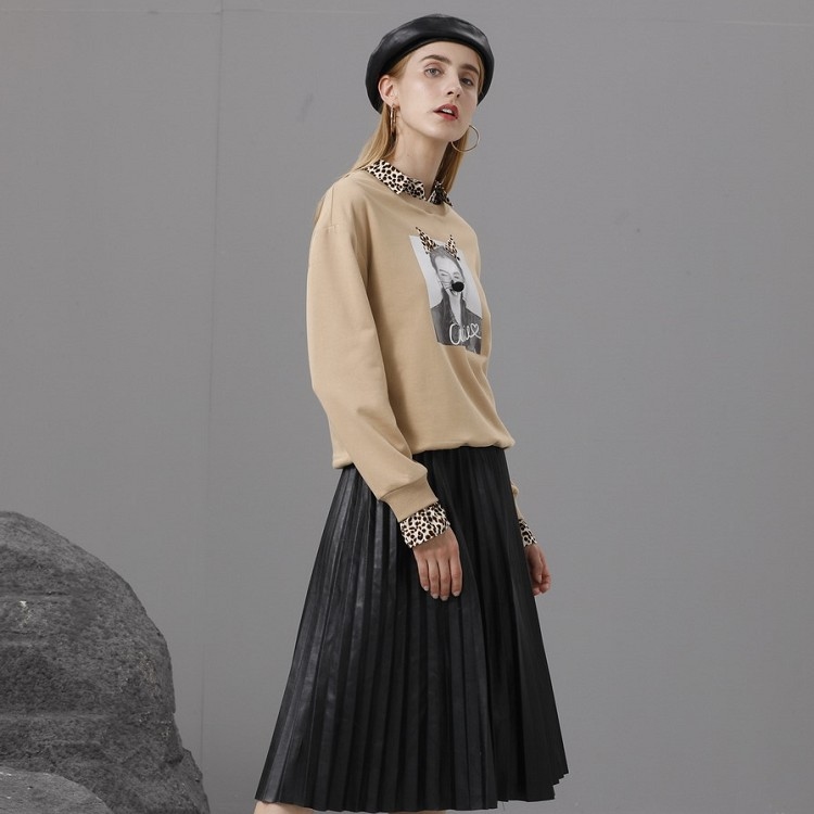 接豹紋女孩圖衣