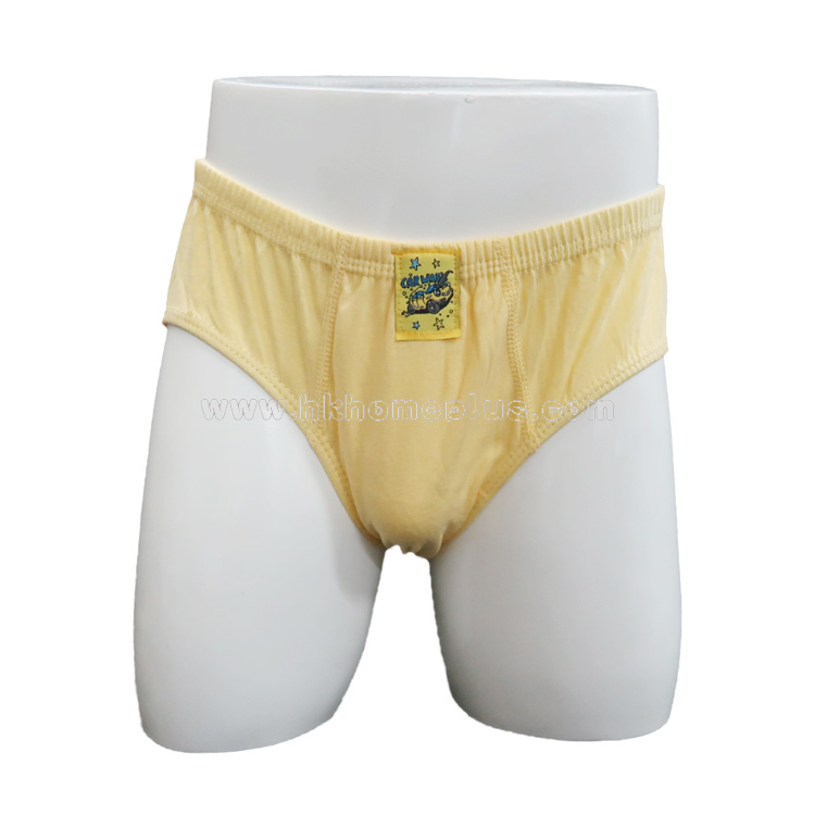 4條裝 柏飛: 男童雜色三角褲 (M-3XL碼)