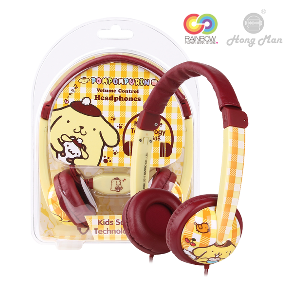 Sanrio 布丁狗 兒童線控耳機 / Rainbow x 三麗鷗
