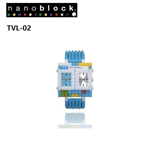 Nanoblock 自由組藝系列樂高積木錶 TVL 系列 