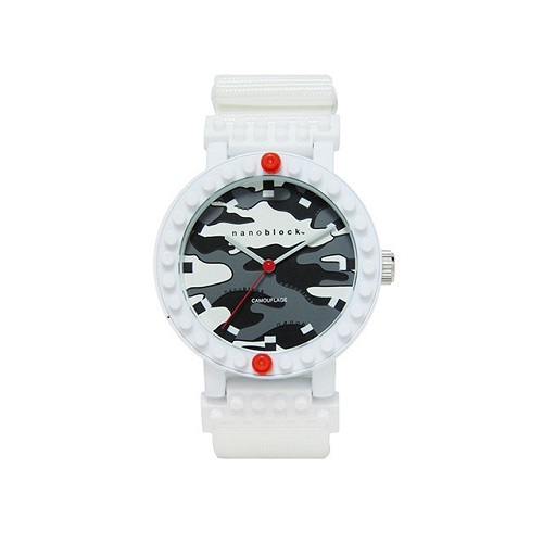 Nanoblock 圓框系列迷彩積木錶 CRD系列