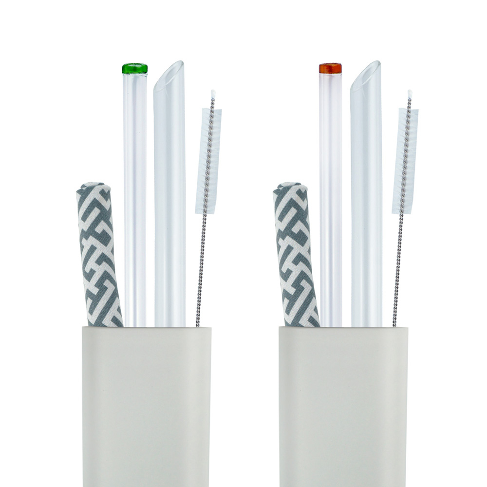 小煙囪玻璃吸管5件組(附盒)