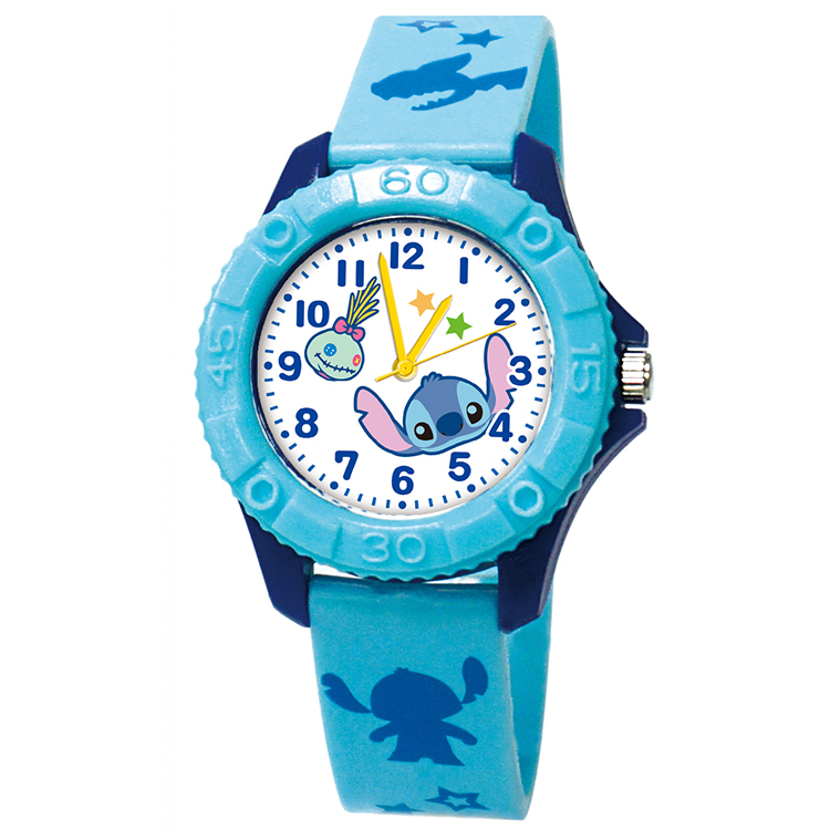 【迪士尼】史迪奇阿醜雙色殼兒童錶(05)