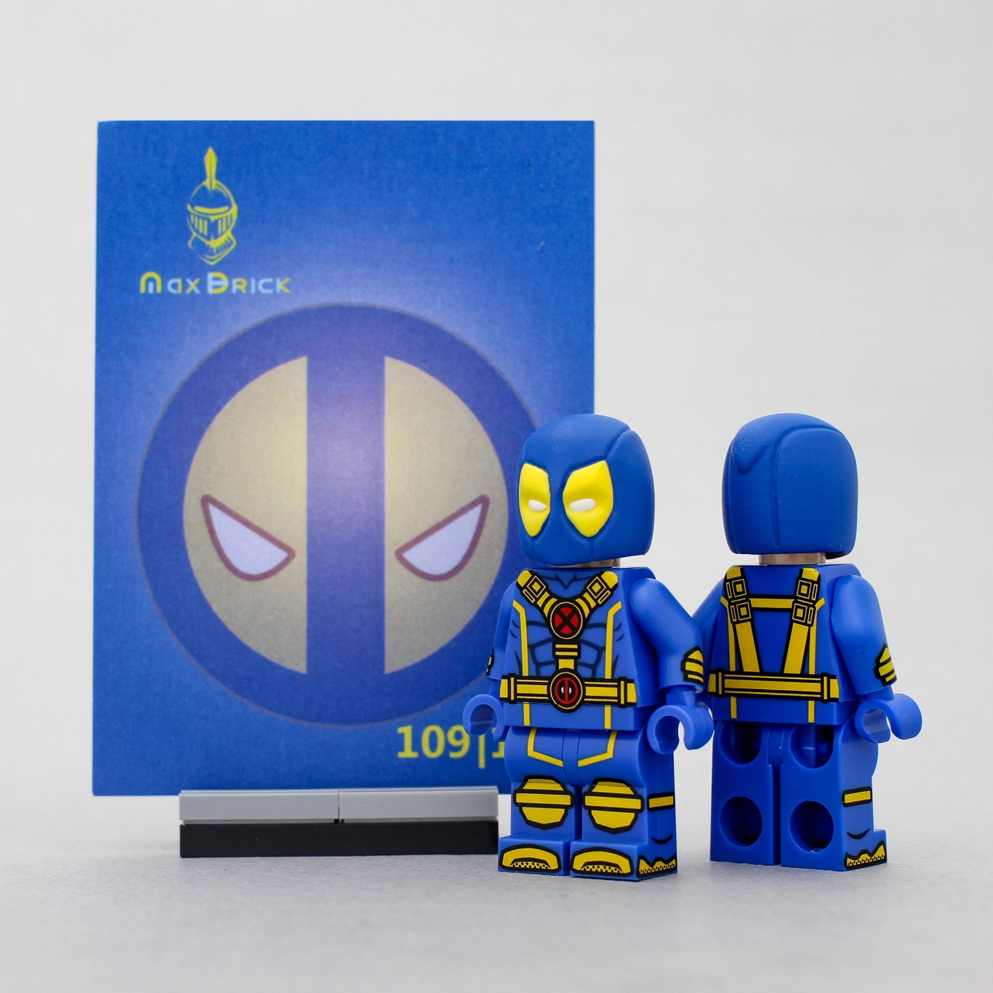 [MaxBRICK] 死侍 (藍) 展示品