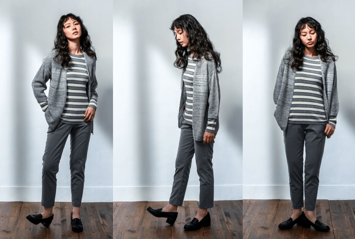 針織外套搭配西裝褲上班穿搭必備單品