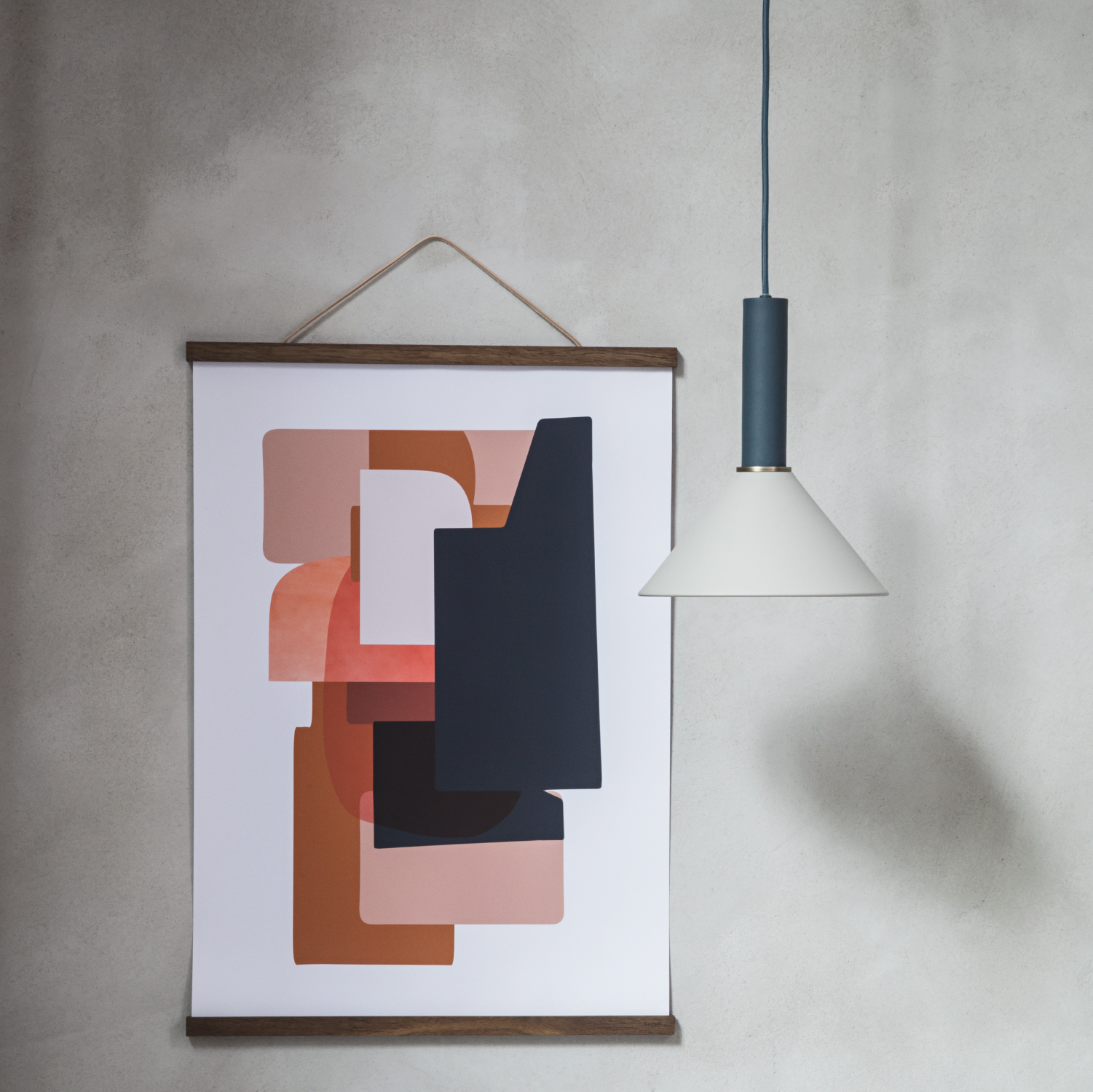 金細 / 角錐燈罩 by ferm LIVING