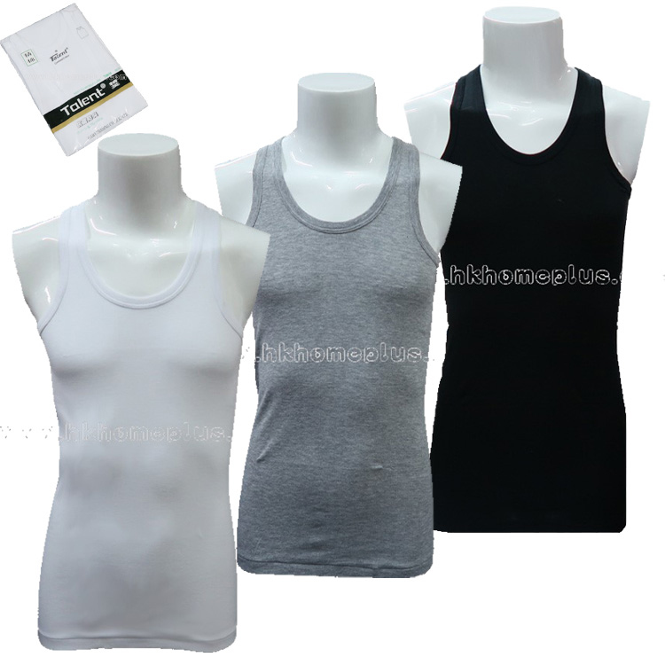 3件裝 精英牌: 男裝圓領背心 (S-XXL碼)
