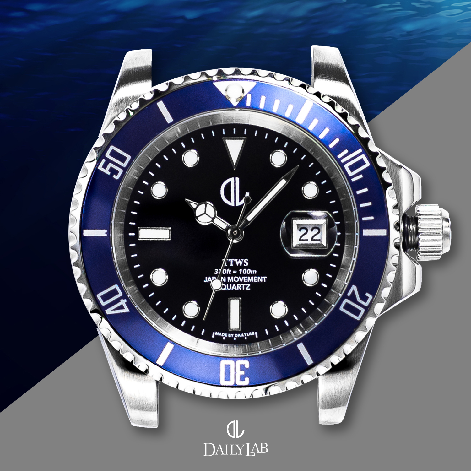 DailyLab TTWs 2019｜藍水鬼 41mm石英潛水錶 - 潛航者