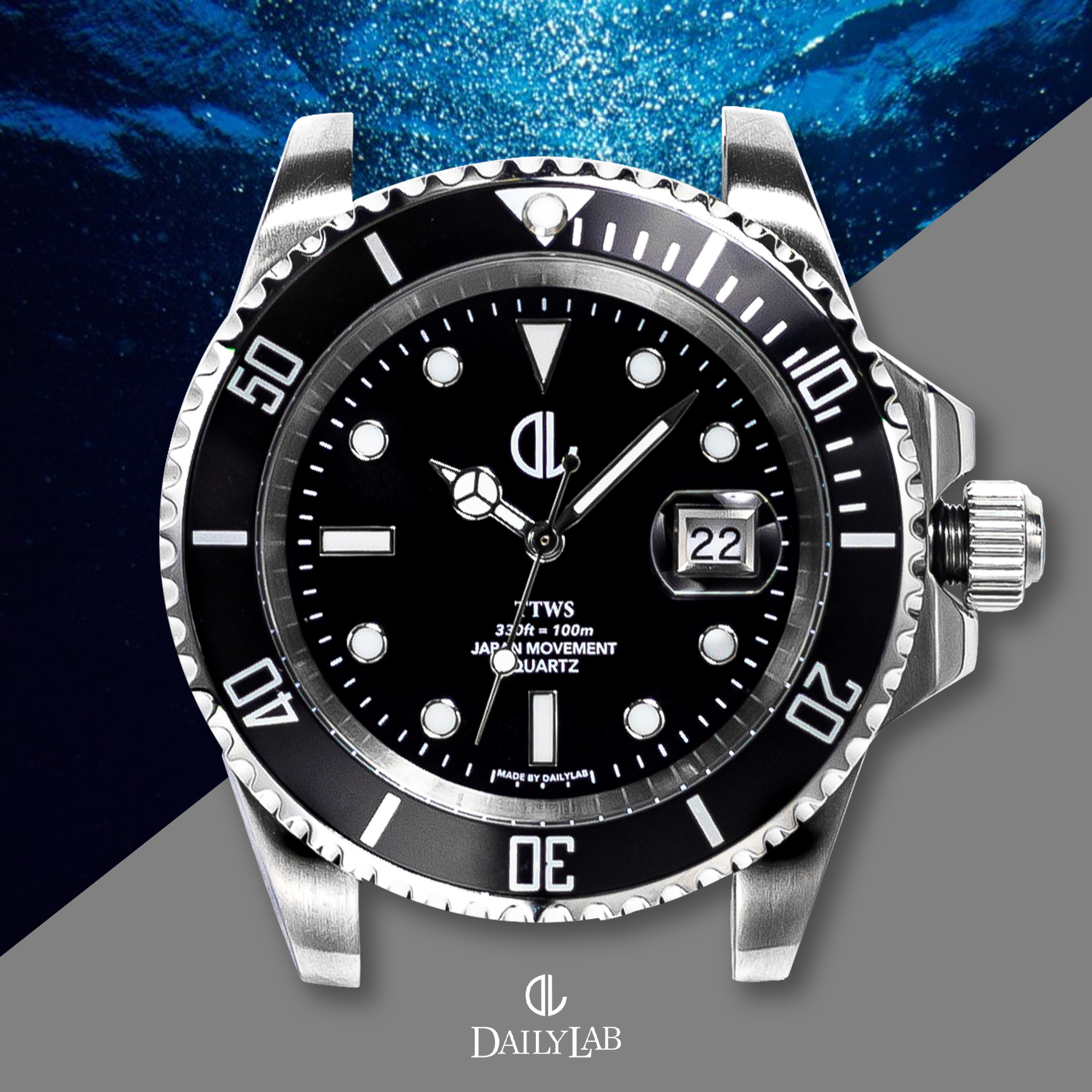 DailyLab TTWs 2019｜黑水鬼 41mm石英潛水錶 - 潛航者
