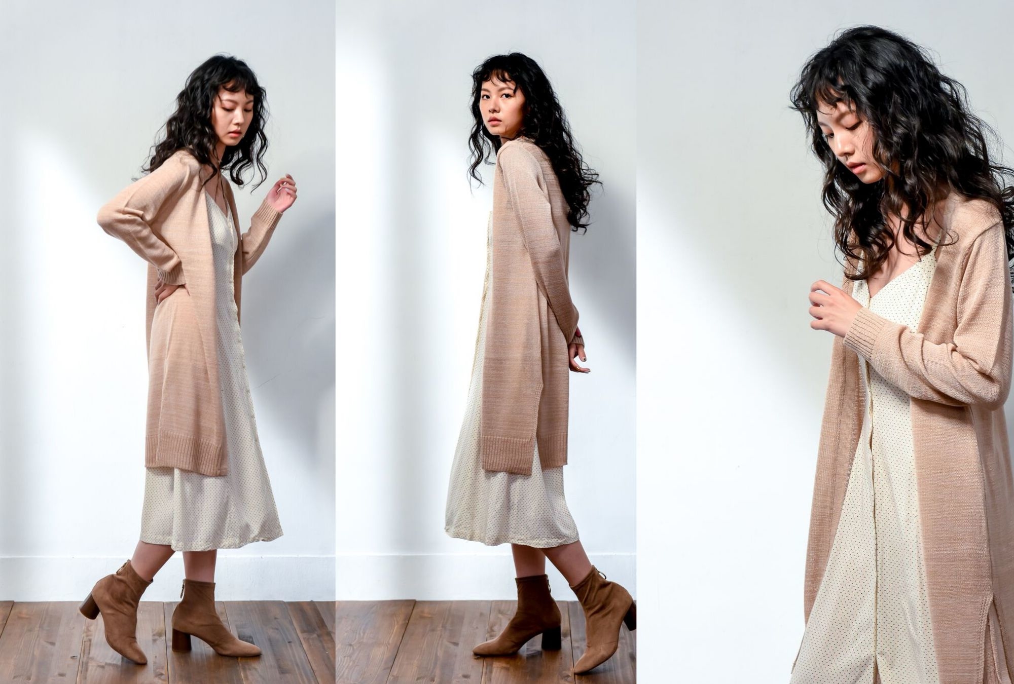 MIT女裝針織外套長版設計-粉色|O-LIWAY 穿搭首選