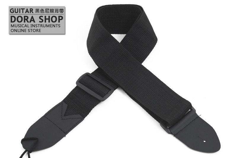 吉他背帶 黑色尼龍 BD001 木吉他/貝士/電吉他 通用