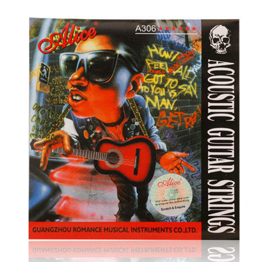 ALICE A306 木吉他弦 銀弦 民謠吉他弦 (1套6條) A306-XL