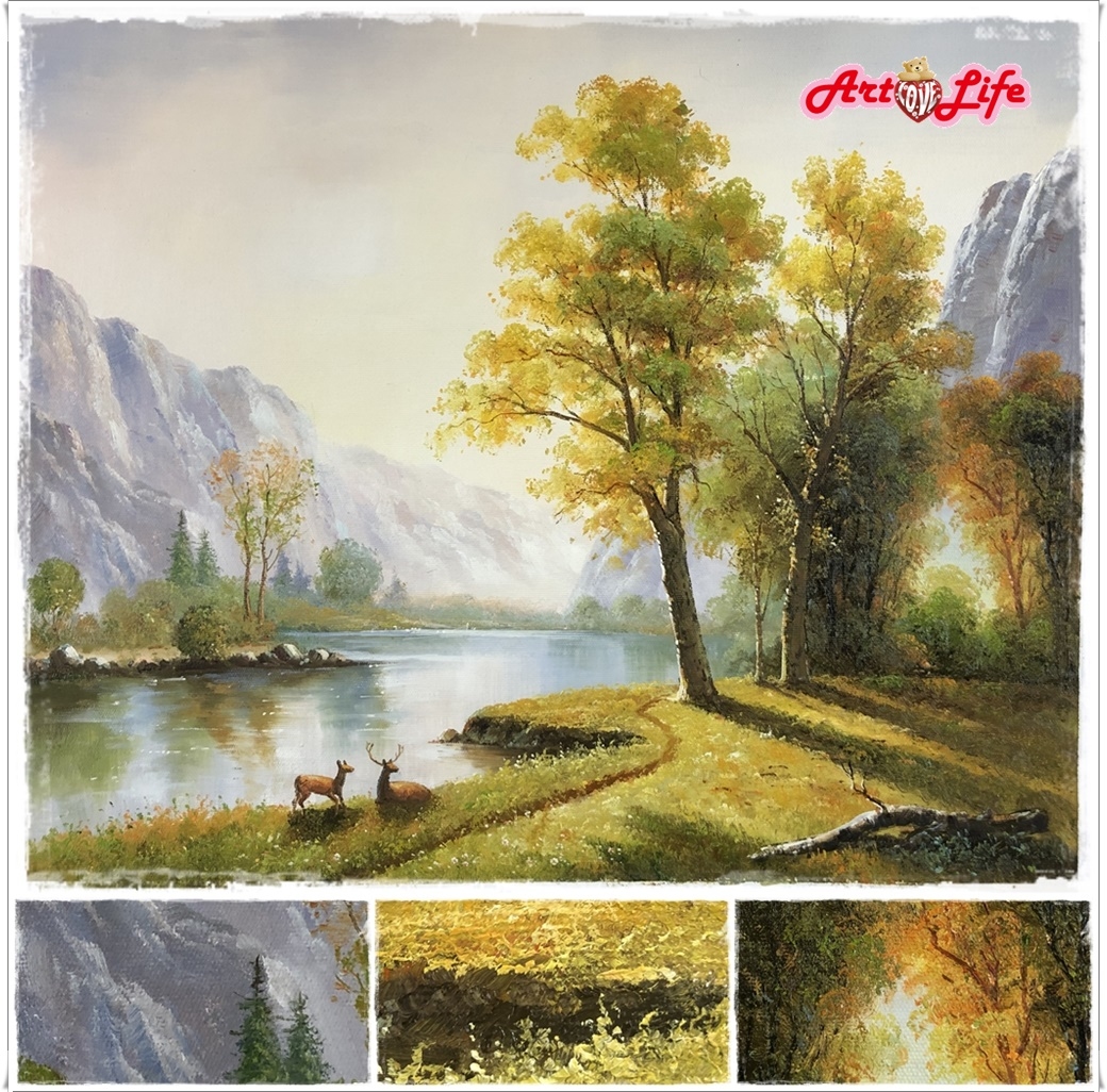 A010_5060 高級手繪油畫_風景