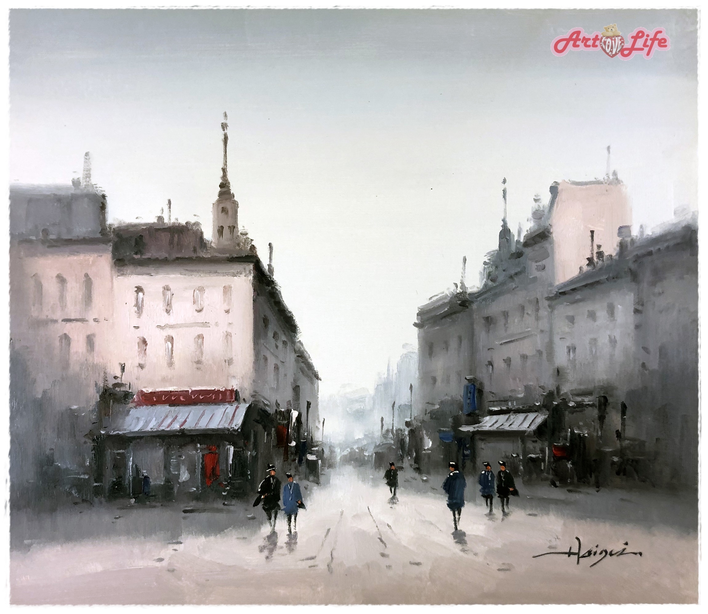 A013_5060 高級手繪油畫_風景