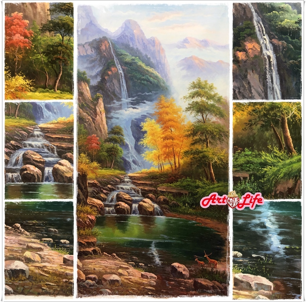 A030_80160 高級手繪油畫_山水風景