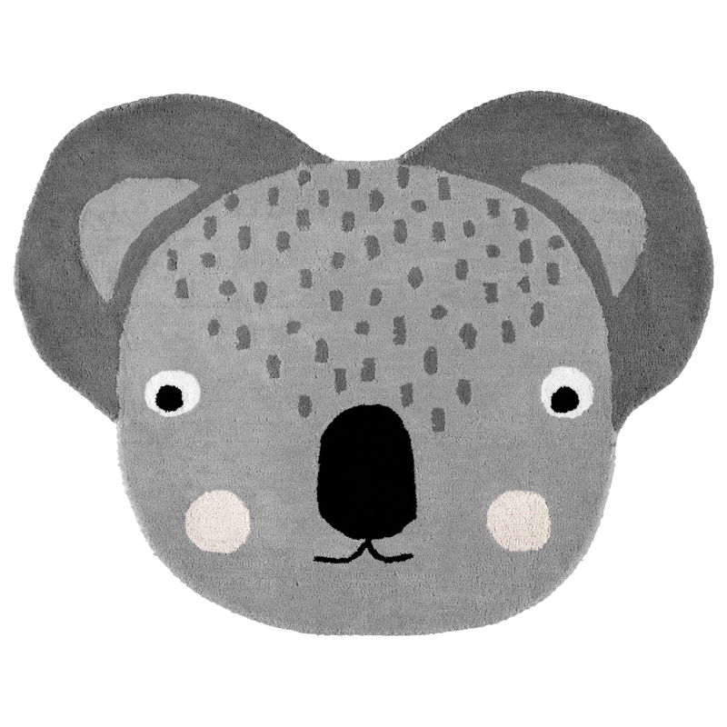 OYOY 造型手工羊毛地毯 / 無尾熊