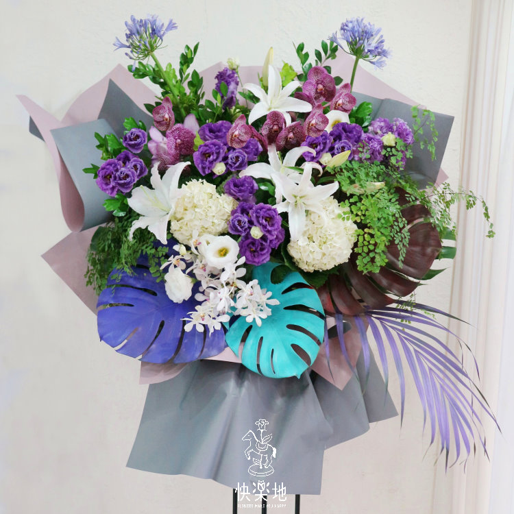 靚紫 I 高架花籃  I 大禮花 SF190902