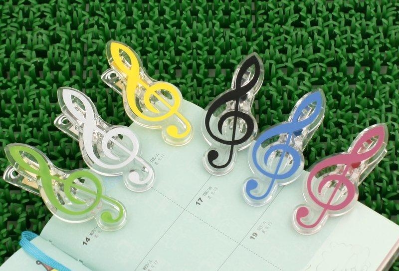 台製 樂譜夾 備忘夾 NC020 高音符號夾