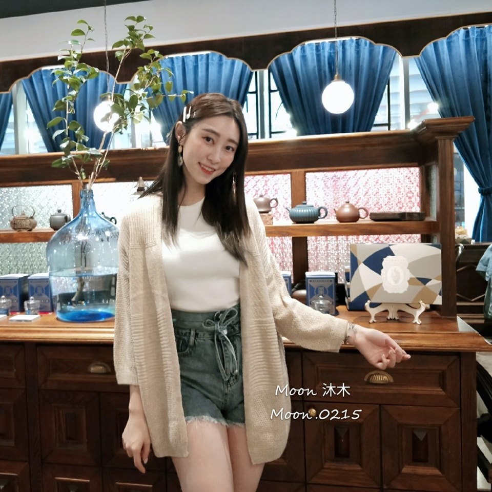 MIT針織外套-卡其色