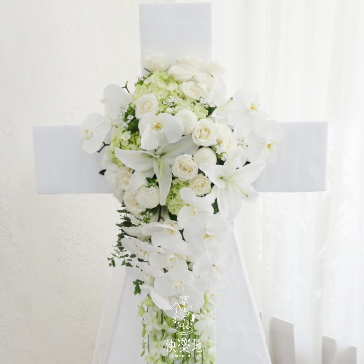 榮歸天國 I 高架花籃 I 十字架  SF194501