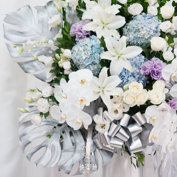 晶炫銀光 I 高架花籃  SF190508