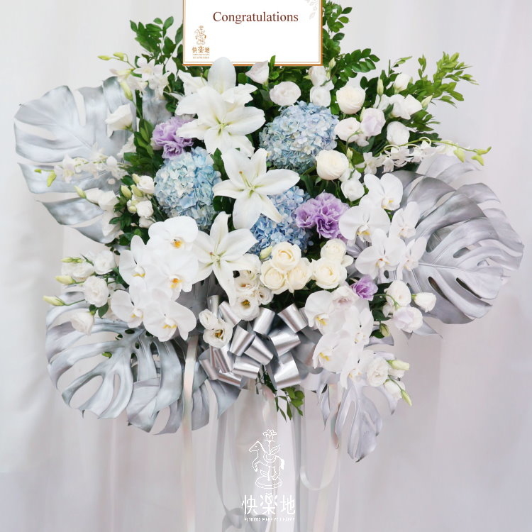 晶炫銀光 I 高架花籃  SF190508