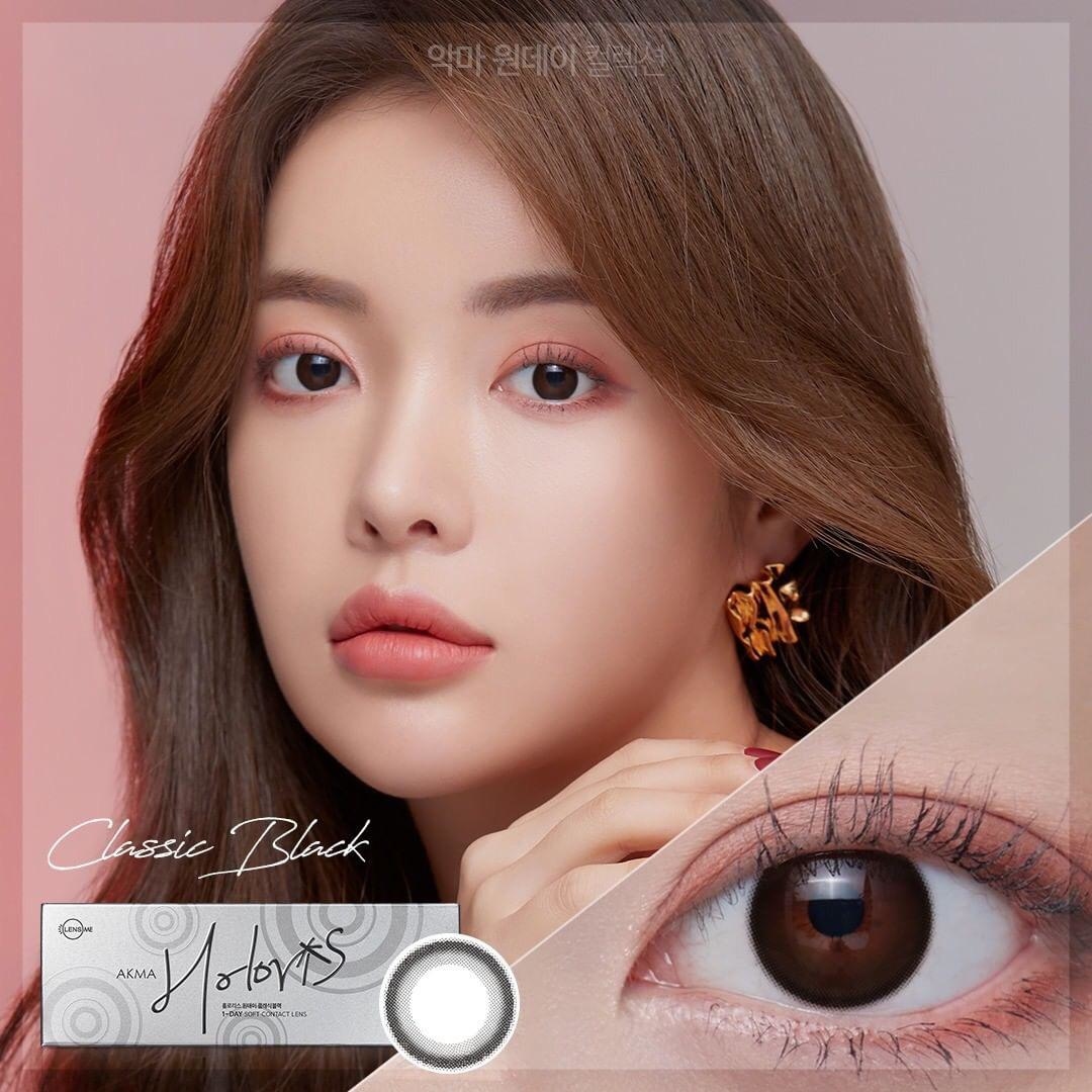 「1+1｣LENSME Holoris #Classic Black 1-day /30p