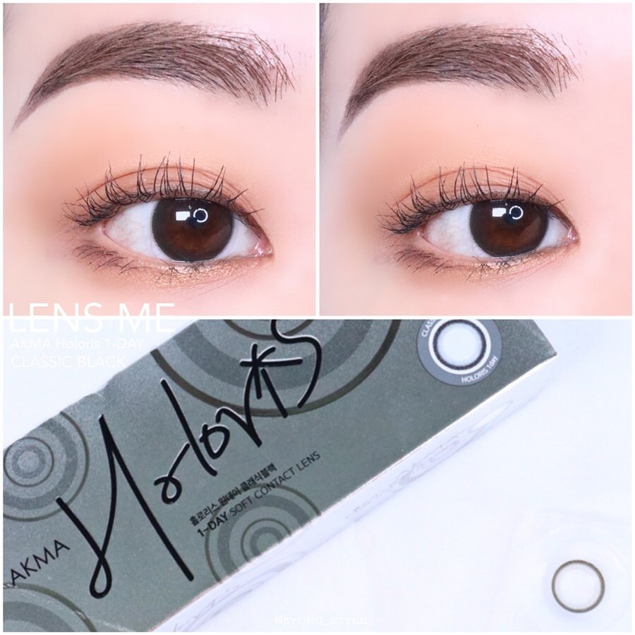 「1+1｣LENSME Holoris #Classic Black 1-day /30p