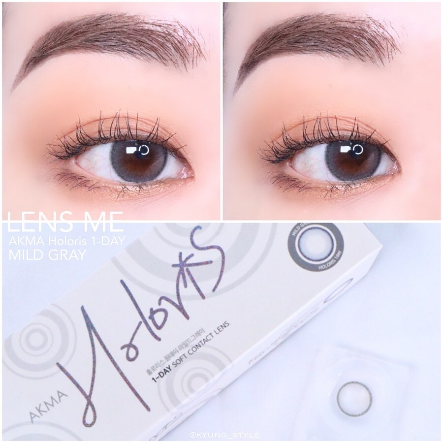 「1+1｣LENSME Holoris #Mild Gray 1-day /30p