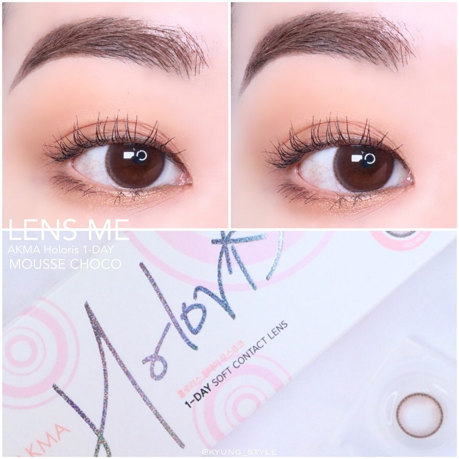「1＋1｣LENSME Holoris #Mousse Choco 1-day /30p