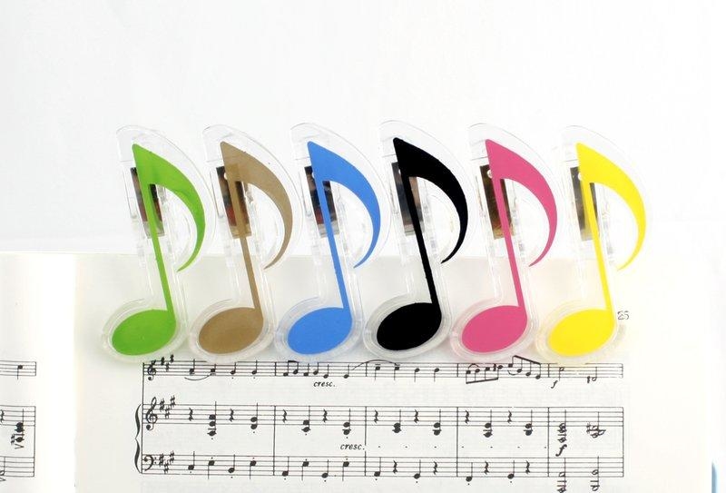 台製 單八音符夾 NC021 文具樂譜夾 夾子