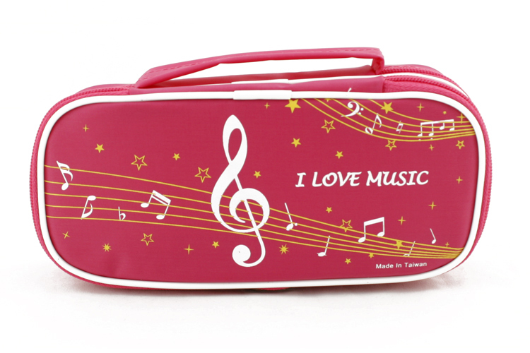 鉛筆盒 台製 T025 音符雙層筆袋 音樂文具禮品