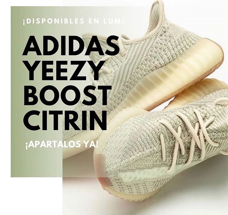 【 adidas YEEZY BOOST 350 V2 CITRIN 水晶黃限定款】