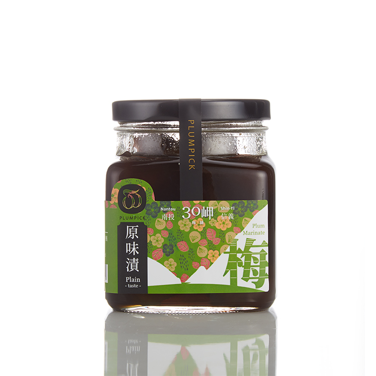 罐裝Q梅系列】 翠山初夏原味梅漬300g/方罐
