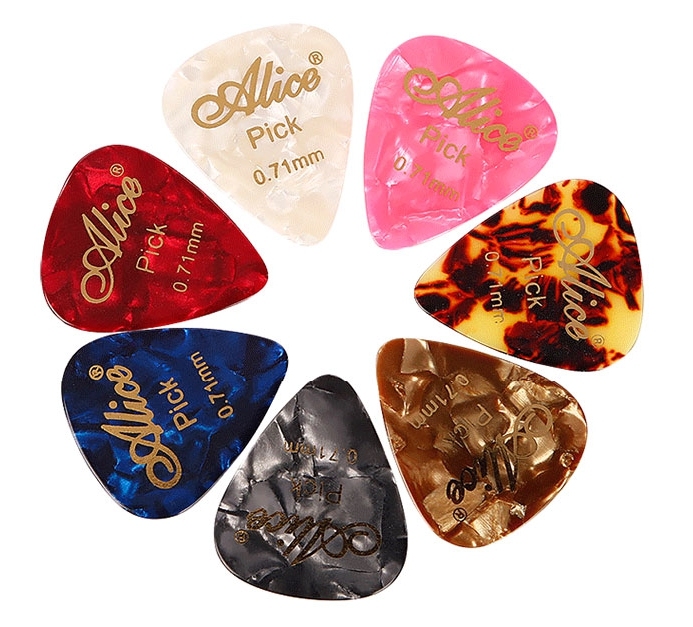 PICK 彈片 燙金珍珠 ALICE AP-K 木吉他 烏克麗麗 電吉他