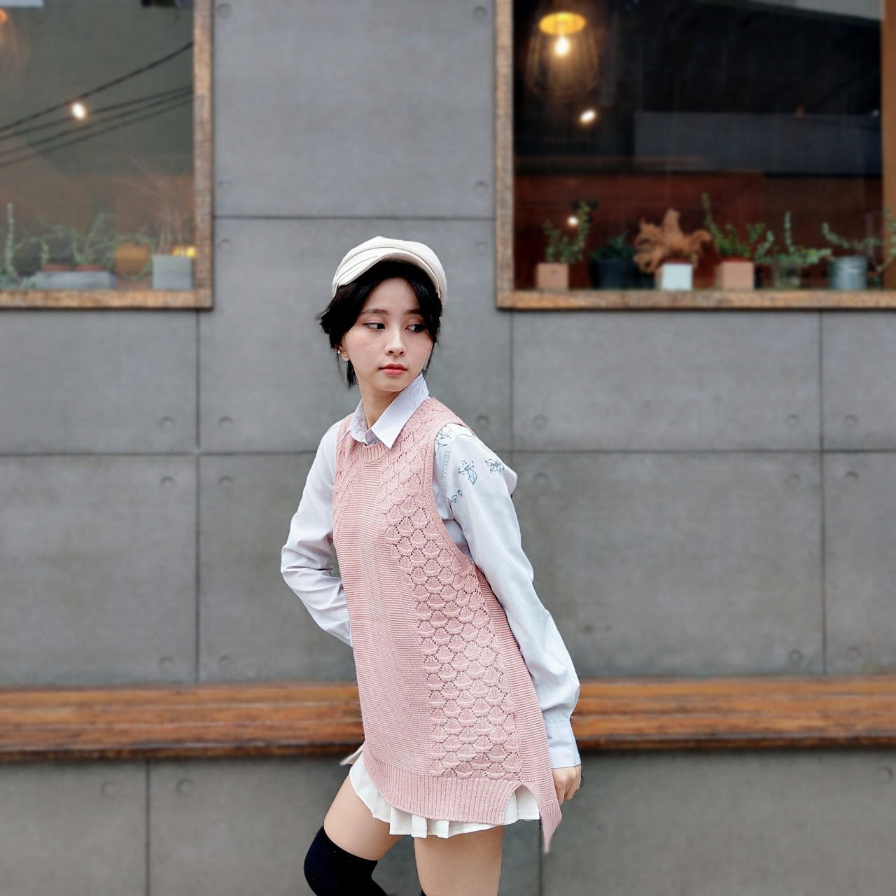 mit 針織背心超好穿搭