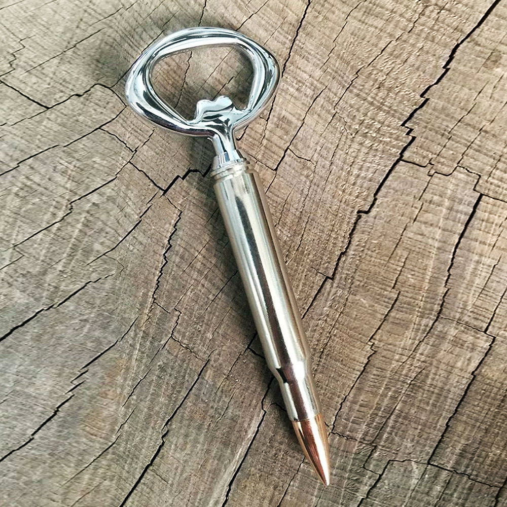 美國 Bullet - SPRG 春田步槍子彈 開瓶器 / 啤酒開蓋器（銀）