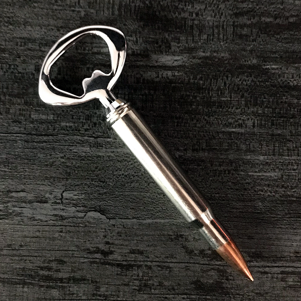 美國 Bullet - SPRG 春田步槍子彈 開瓶器 / 啤酒開蓋器（銀）