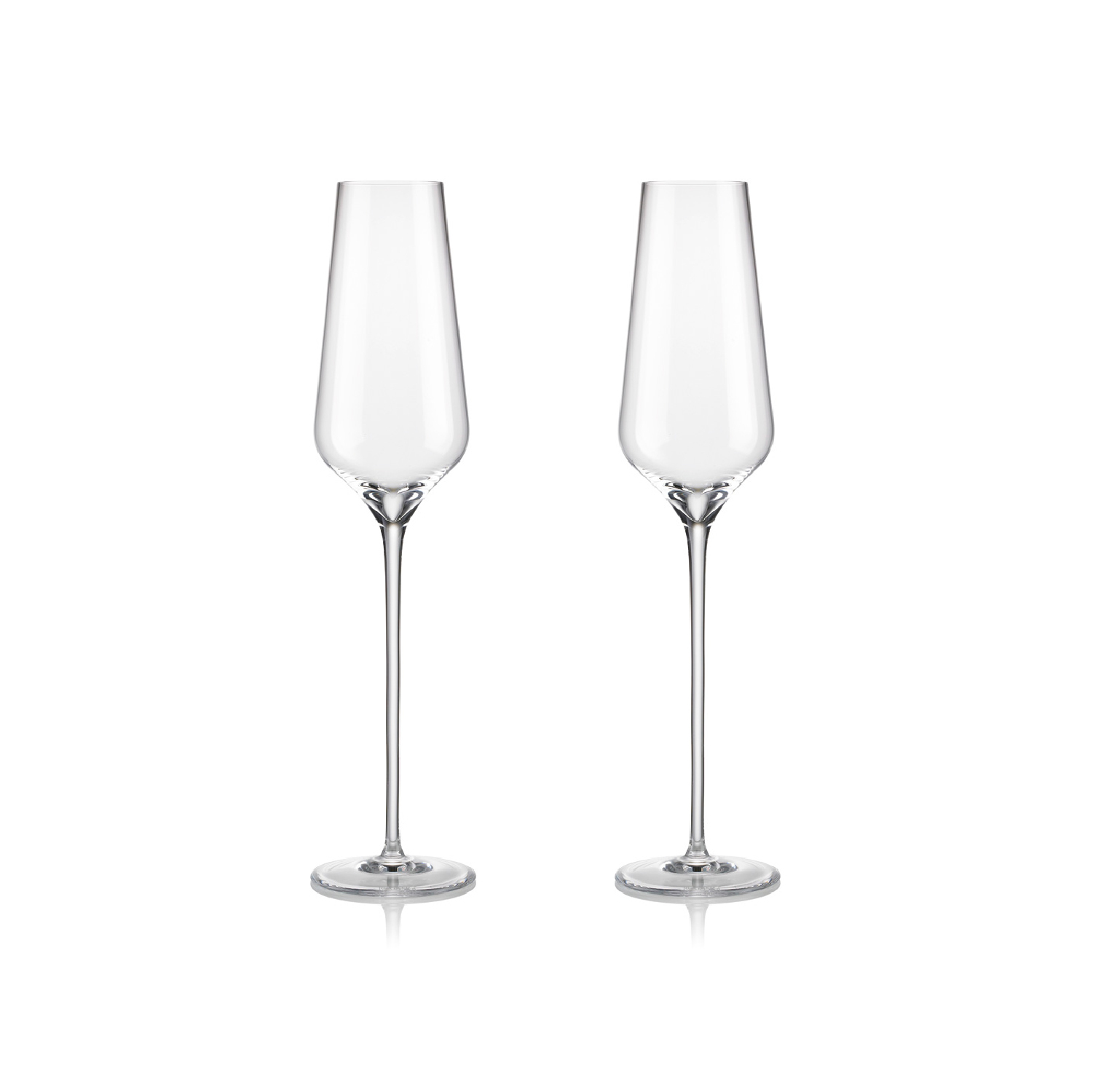 極光 / 香檳杯 - 兩件組 by Rogaska