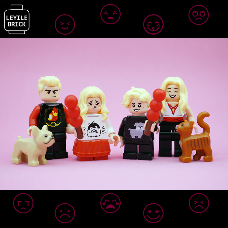 [樂宜樂] 肉色表情頭(墨鏡 眼鏡)