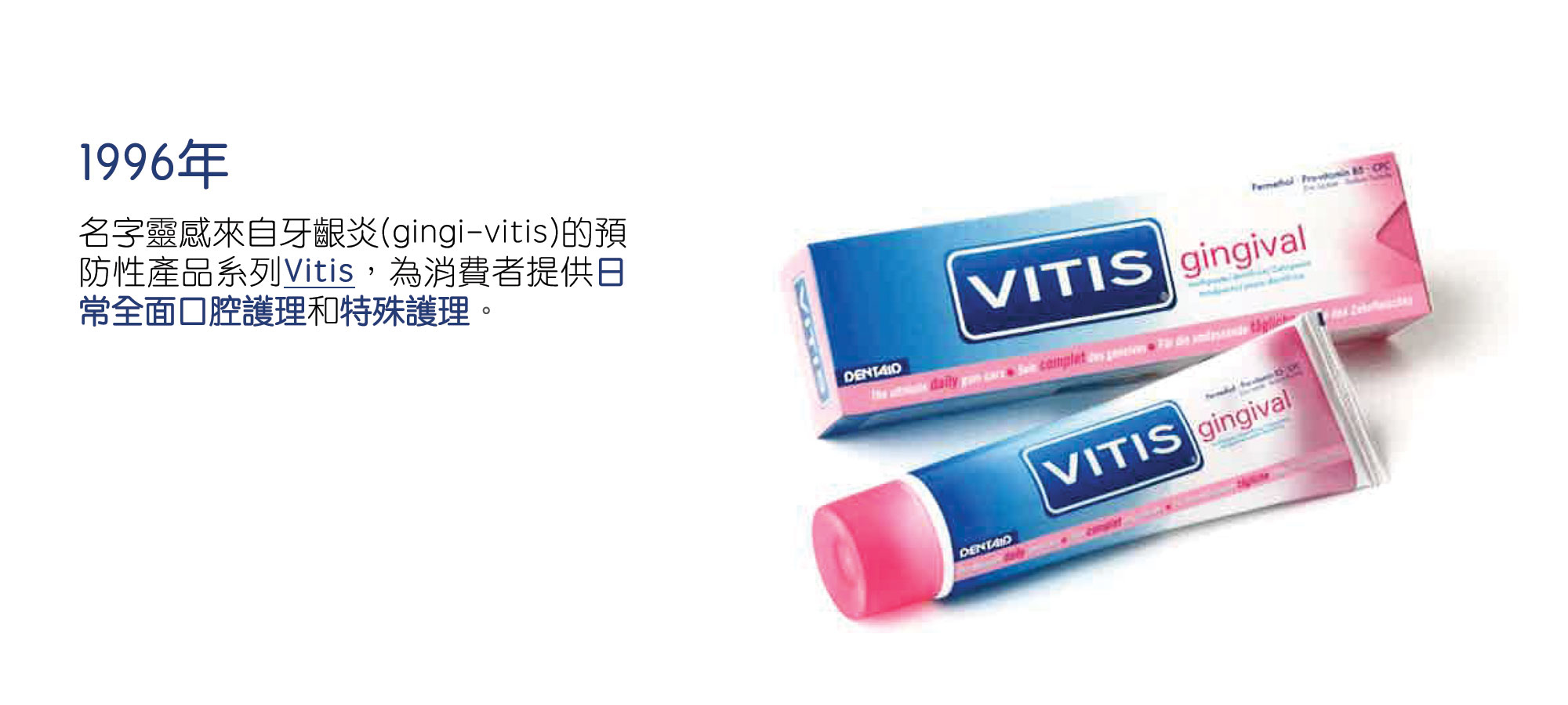 VITIS推出口腔護理產品 Gingival牙齦炎專用