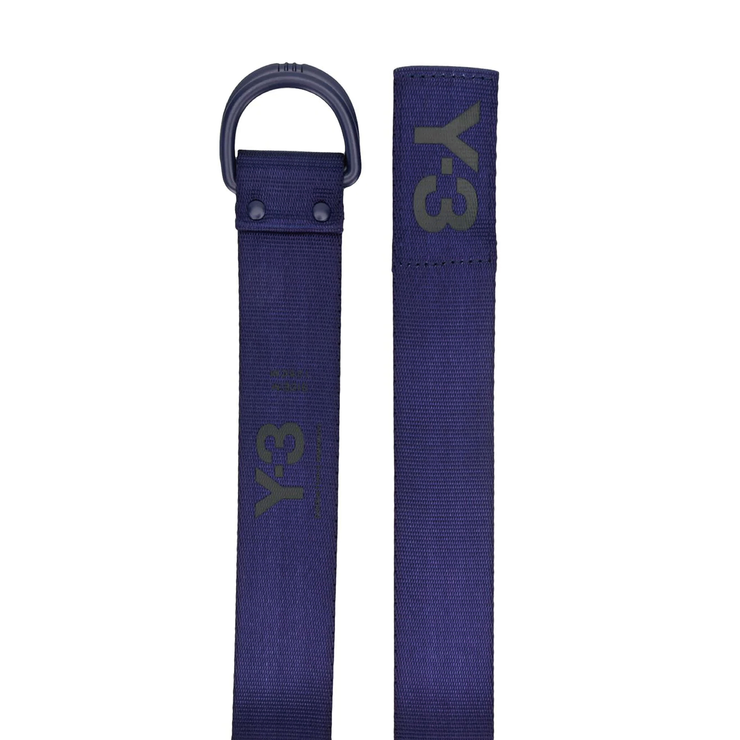【 Y-3 LOGO BELT 紫色經典LOGO皮帶】