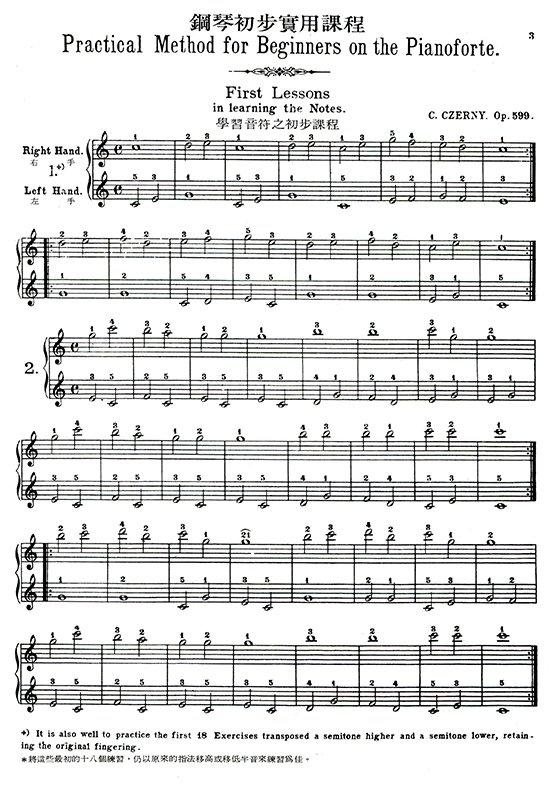 鋼琴譜 徹爾尼100練習曲-作品599 P205