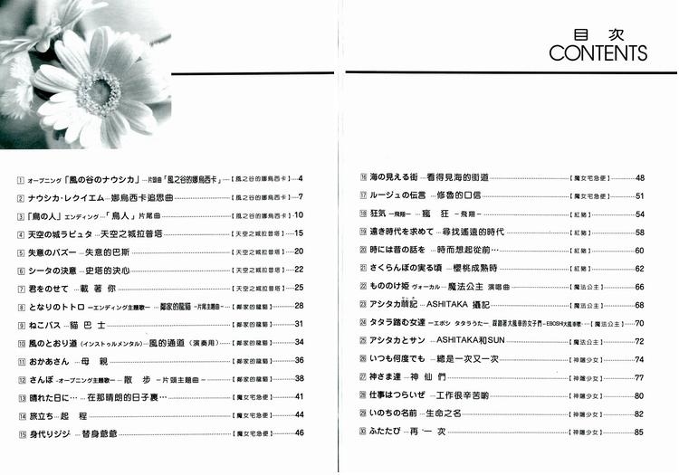 DM334《日本DOREMI》CD＋樂譜 宮崎駿動畫鋼琴名曲集