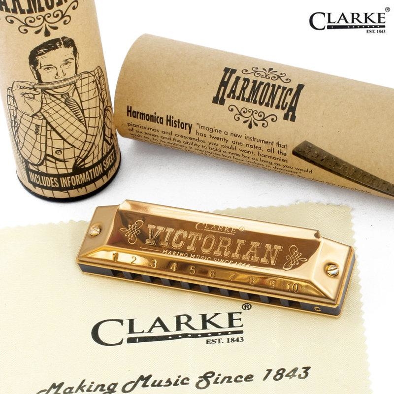 布魯斯口琴/全音階口琴(C調十孔) 英國Clarke CH10-D