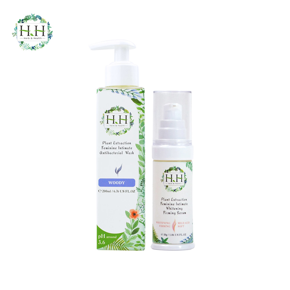 HH Intimate Antibacterial Wash(200ml) + Whitening Serum(30ml)