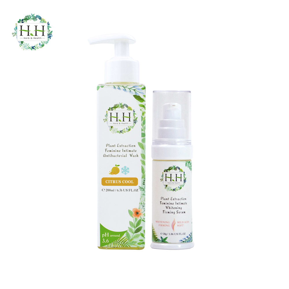 HH Intimate Antibacterial Wash(200ml) + Whitening Serum(30ml)