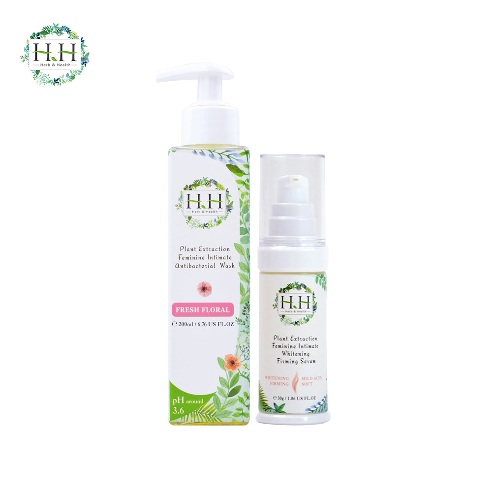 HH Intimate Antibacterial Wash(200ml) + Whitening Serum(30ml)