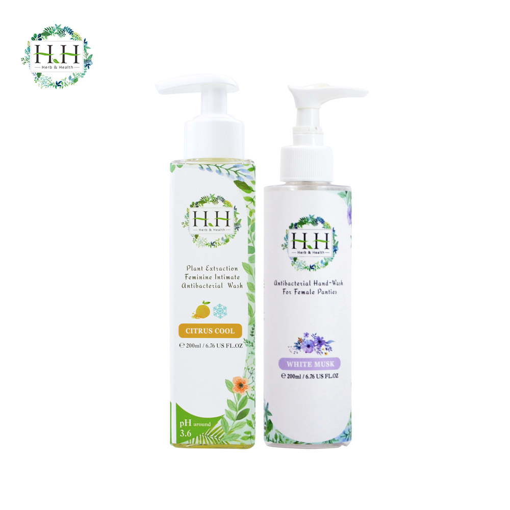HH Intimate Antibacterial Wash (200ml) + Hand-Wash for Panties(200ml)